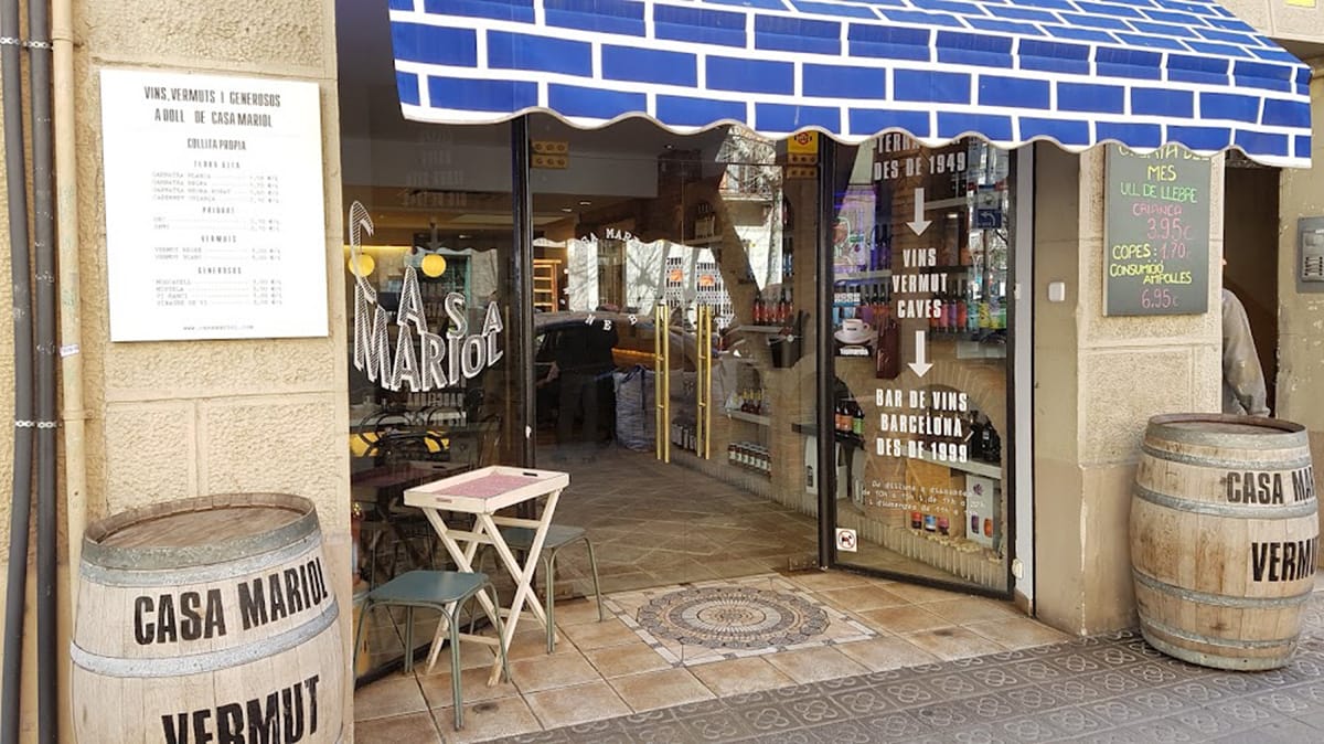 small wine bar in Barcelona called Casa Marisol.